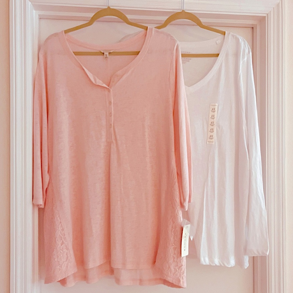 Sonoma Plus Size Set of 2 Tops nwt